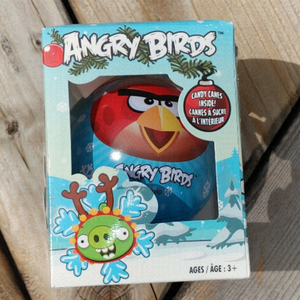 Angry Birds Christmas Bulb Ornament Empty